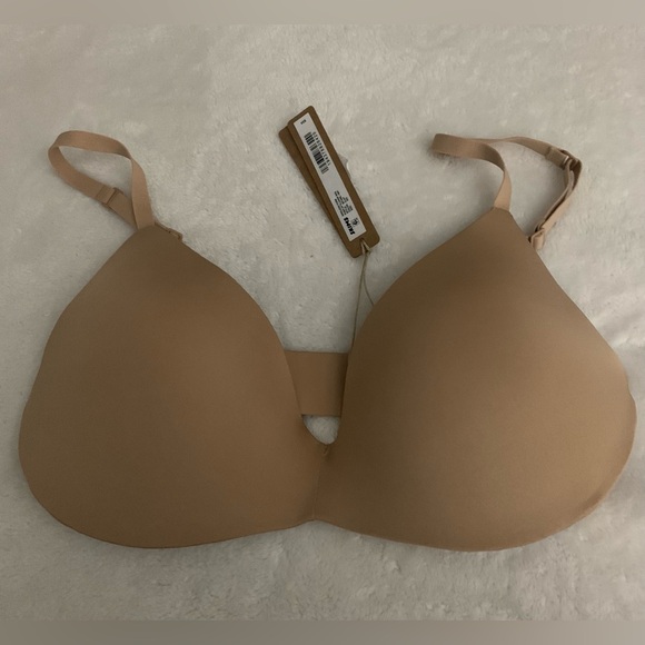 SKIMS WIRELESS FORM PUSH UP PLUNGE BRA-CLAY- 32D-BNWT - Picture 6 of 9